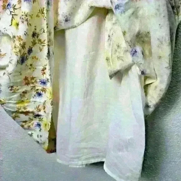 Old Navy Fit & Flare Tie-Strap Linen-Blend Mini Dress Size Large NWT - Picture 11 of 13